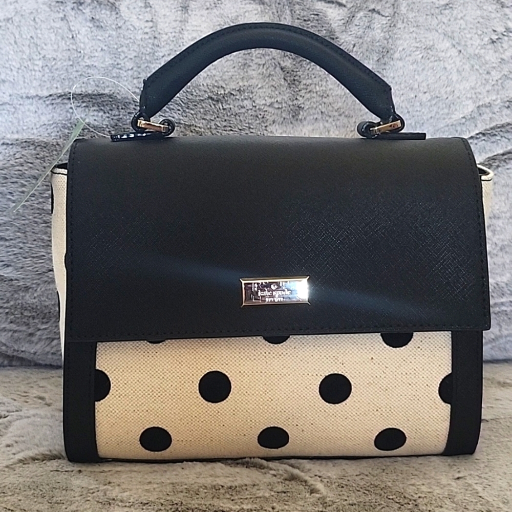 Kate Spade (Brynlee) polka dot top handle Handbag